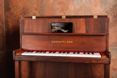Detalhes funcionais do Mini Piano Essenfelder EM70